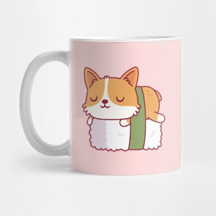 Cute Corgi Sushi Doodle Mug